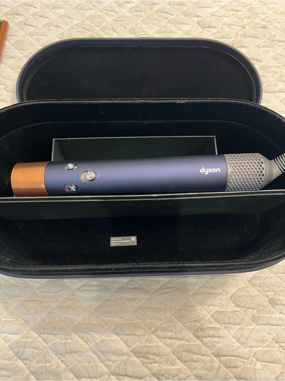 Dyson Airwrap Styler Long Prussia Blue/Copper Hair Styling w/Attachments & Box
